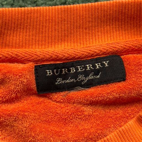 Burberry burberrys towelling sweatshirt